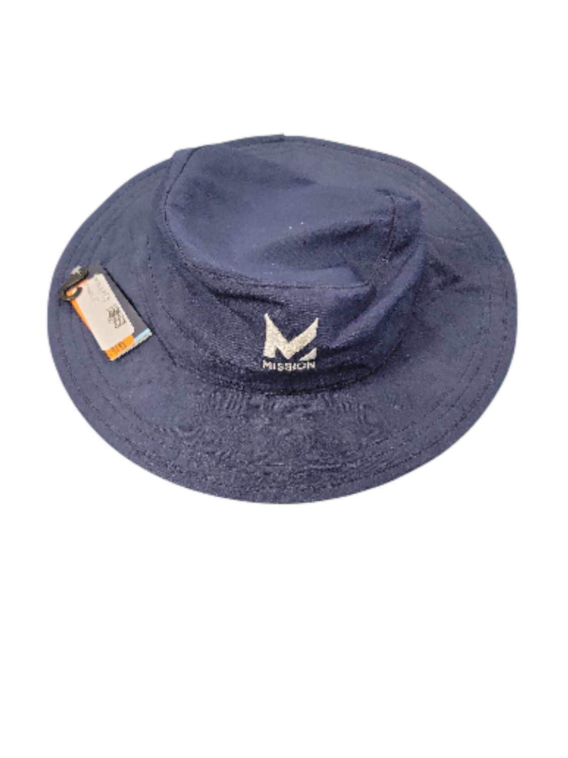 Mission Cooling Wide Brim Polyester Hat-Navy 111622B
