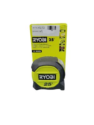 RYOBI 25 Ft. Compact Tape Measure RHTM25