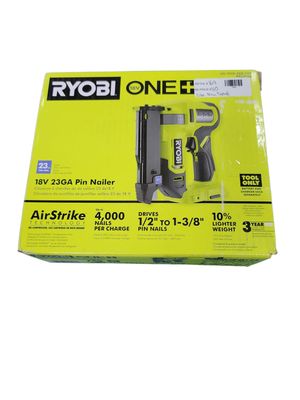 RYOBI ONE+ 18V Cordless Airstrike 23-Gauge Pin Nailer (Tool Only) PCL310B