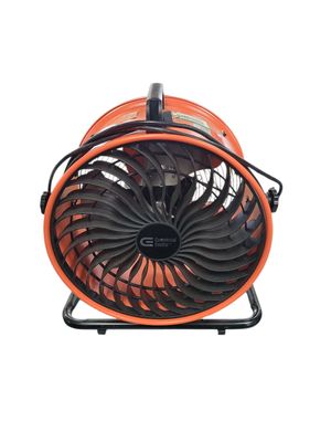 Commercial Electric 16 in. 3-Speed Drum Floor Fan in Orange High Velocity Turbo SFD5-400B  .
