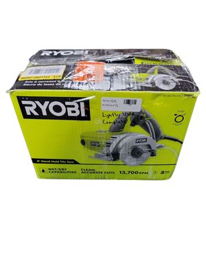 RYOBI 12 -Amps 4 in. Blade Corded Wet Tile Saw TC401 .