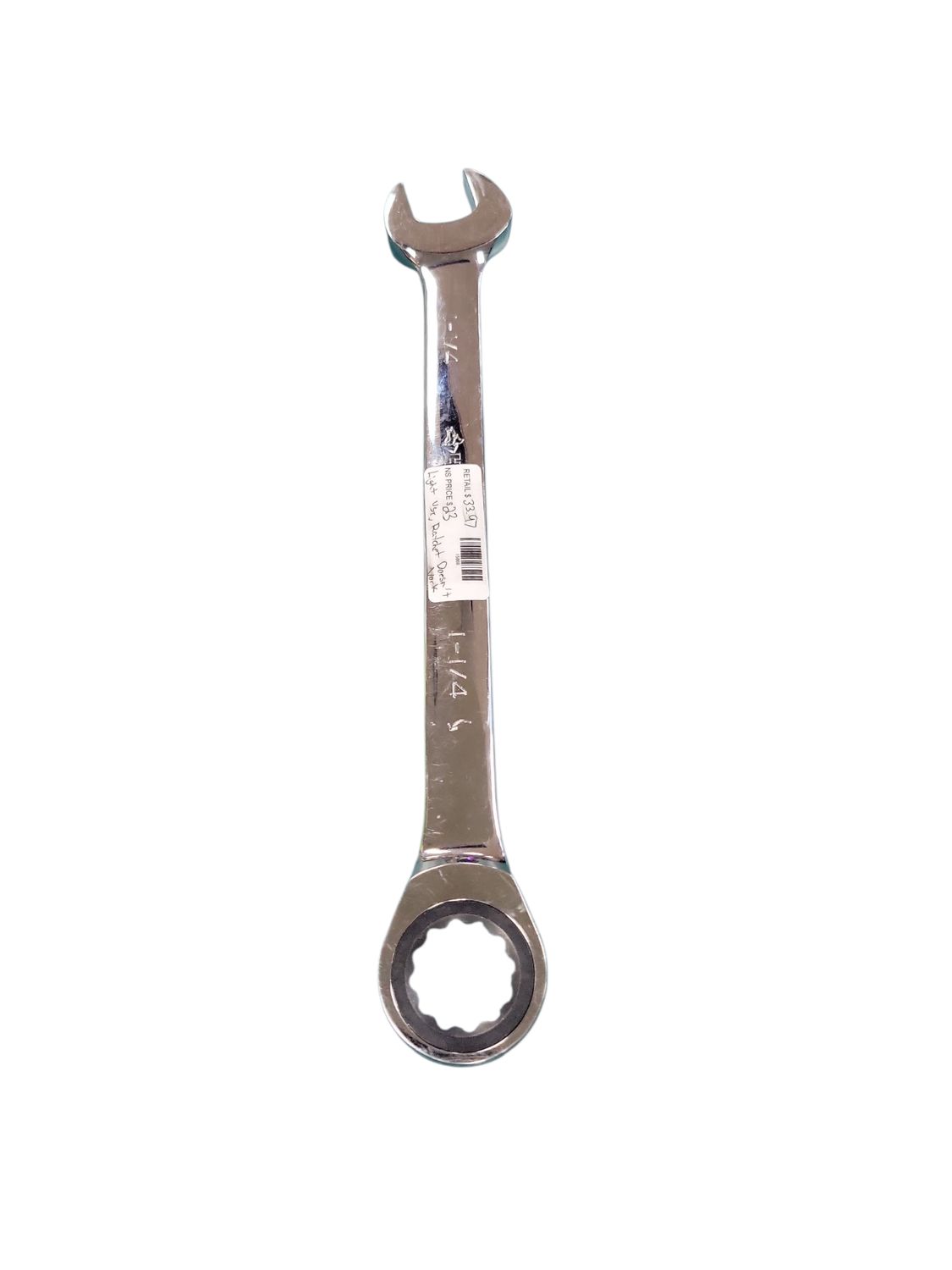 Husky 1-1/4 in. 12-Point Ratcheting Combination Wrench HRW1I14