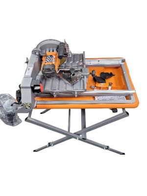 RIDGID 9-Amp 7 in. Blade Corded Wet Tile Saw with Stand R4031S .
