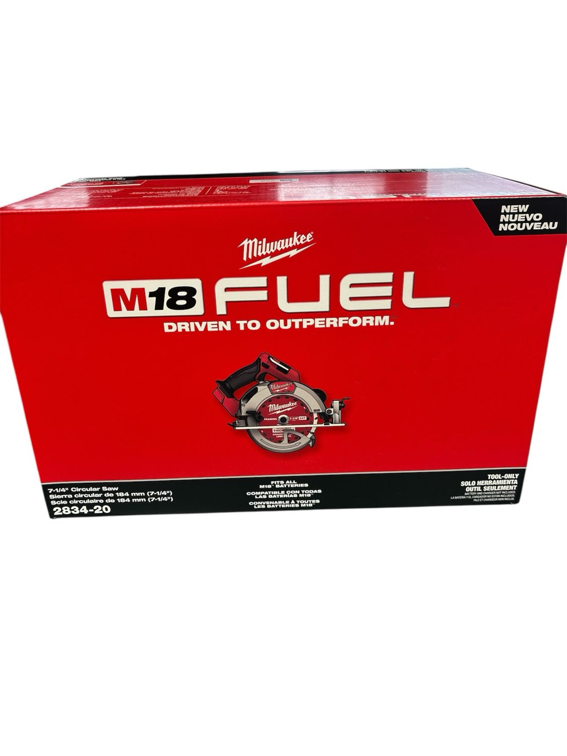 Milwaukee M18 FUEL 18V Lithium-Ion Brushless Cordless 7-1/4 in. Circular Saw (Tool-Only) 2834-20