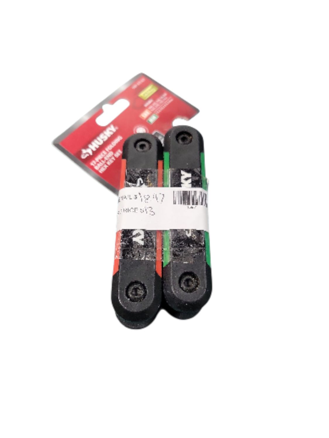 Husky Ball End Folding Hex Key (9-Pieces SAE and 8-Pieces MM) HBEFHKSM17PC-06 .