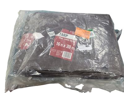 Everbilt 16 ft. x 20 ft. Brown and Silver Heavy Duty Tarp PYHD1620
