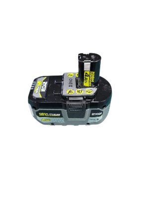 RYOBI ONE+ 18V 4.0 Ah Lithium-Ion HIGH PERFORMANCE Battery PBP004 .