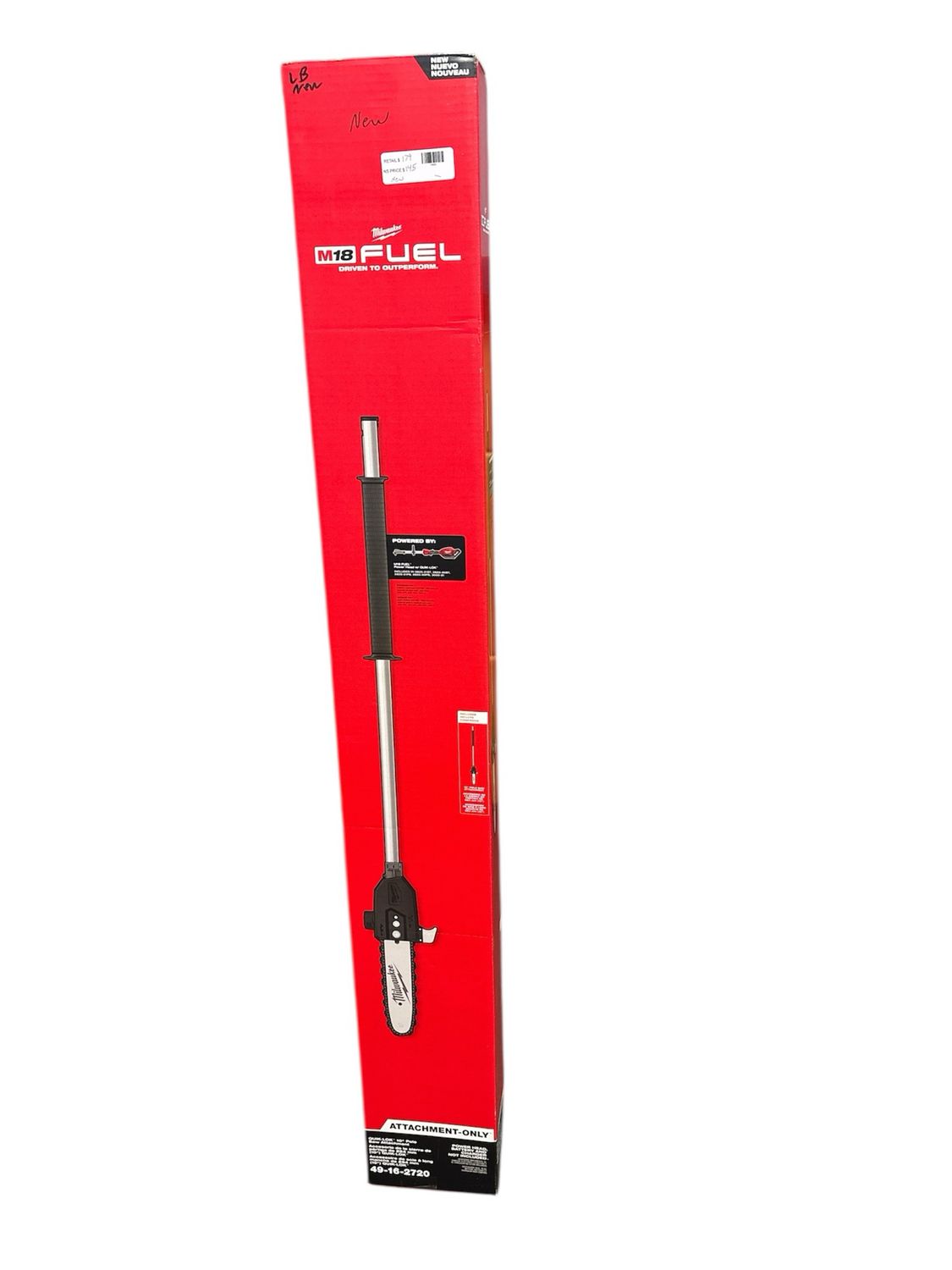 Milwaukee M18 FUEL QUIK-LOK 10 in. Pole Saw Attachment (Tool-Only) 49-16-2720