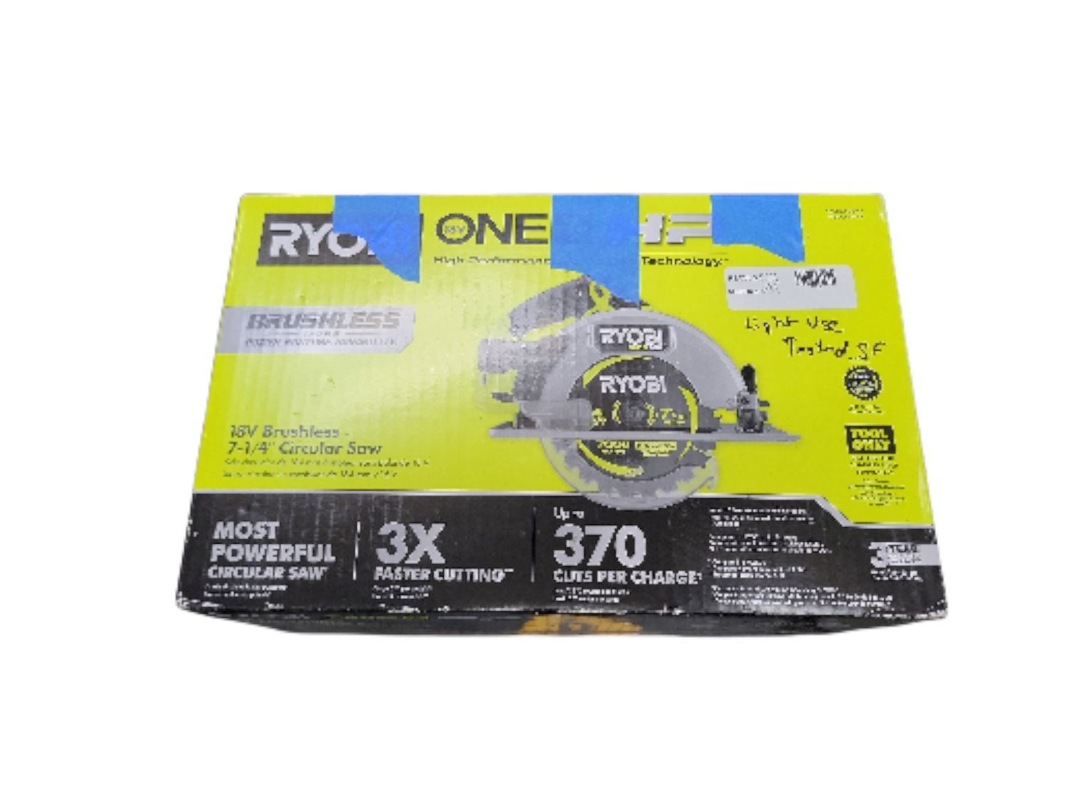 RYOBI ONE+ HP 18V Brushless Cordless 7-1/4 in. Circular Saw (Tool Only) PBLCS302B