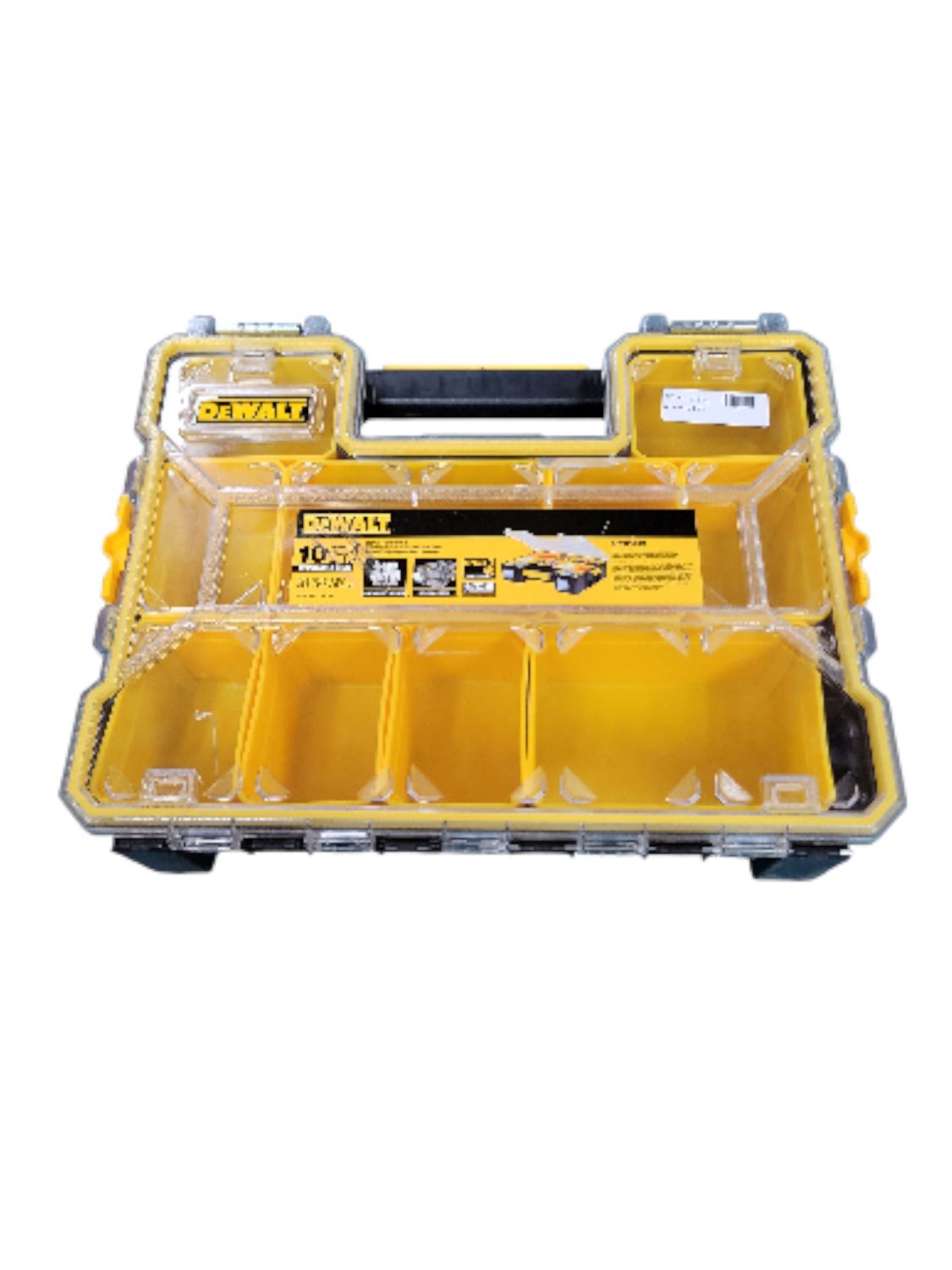 DEWALT Plastic 10-Compartment Deep Pro Small Parts Organizer DWST14825  .