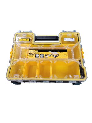 DEWALT Plastic 10-Compartment Deep Pro Small Parts Organizer DWST14825  .