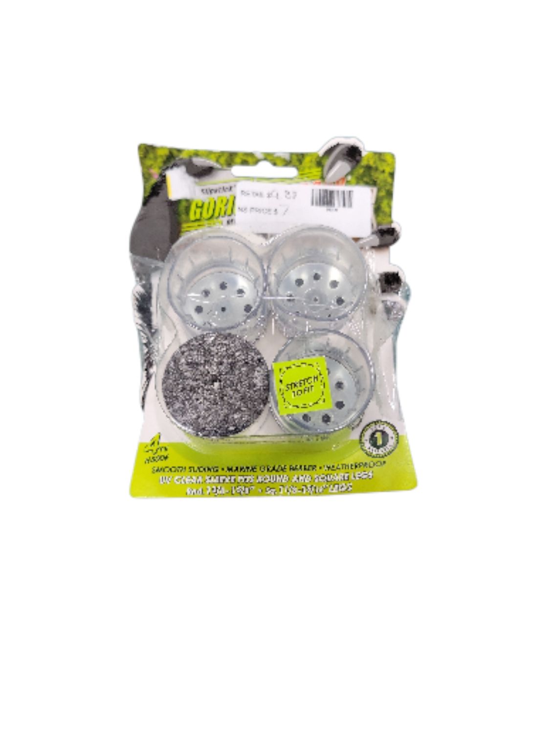 Gorilla Floor Protection Gorilla Outdoor Clear Sleeve Berber Pads 1.5 in. H5006 .