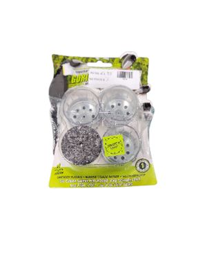 Gorilla Floor Protection Gorilla Outdoor Clear Sleeve Berber Pads 1.5 in. H5006 .