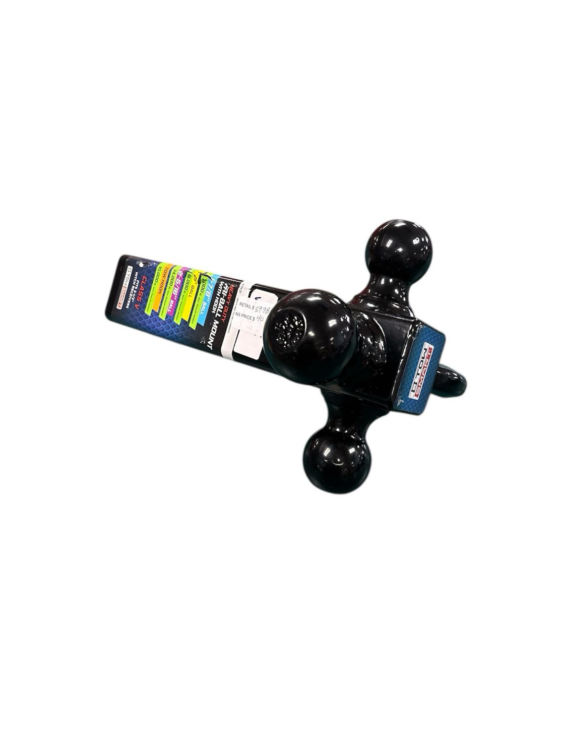 TowSmart Up to 14,000 lb. 1-7/8 in., 2 in, and 2-5/16 in. Ball Diameters Adjustable Trailer Tri-Ball Mount with Hook 7431