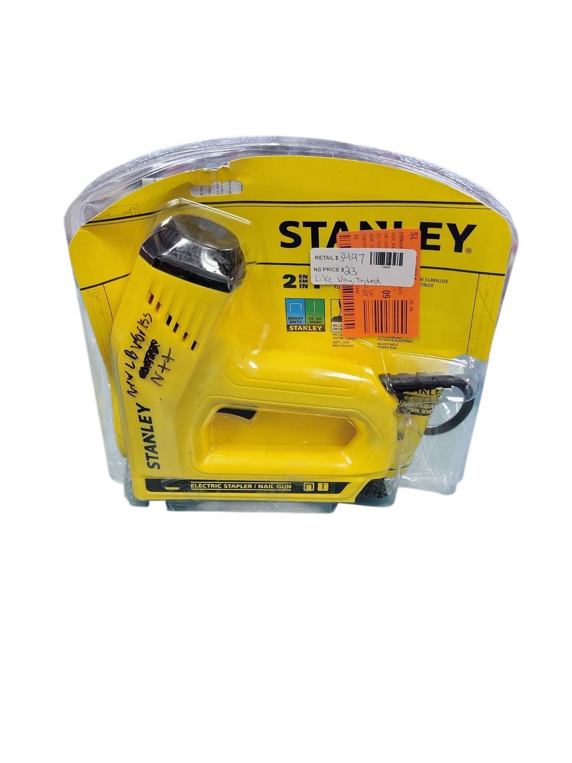 Stanley Electric Stapler and Brad Nail Gun TRE550Z ..
