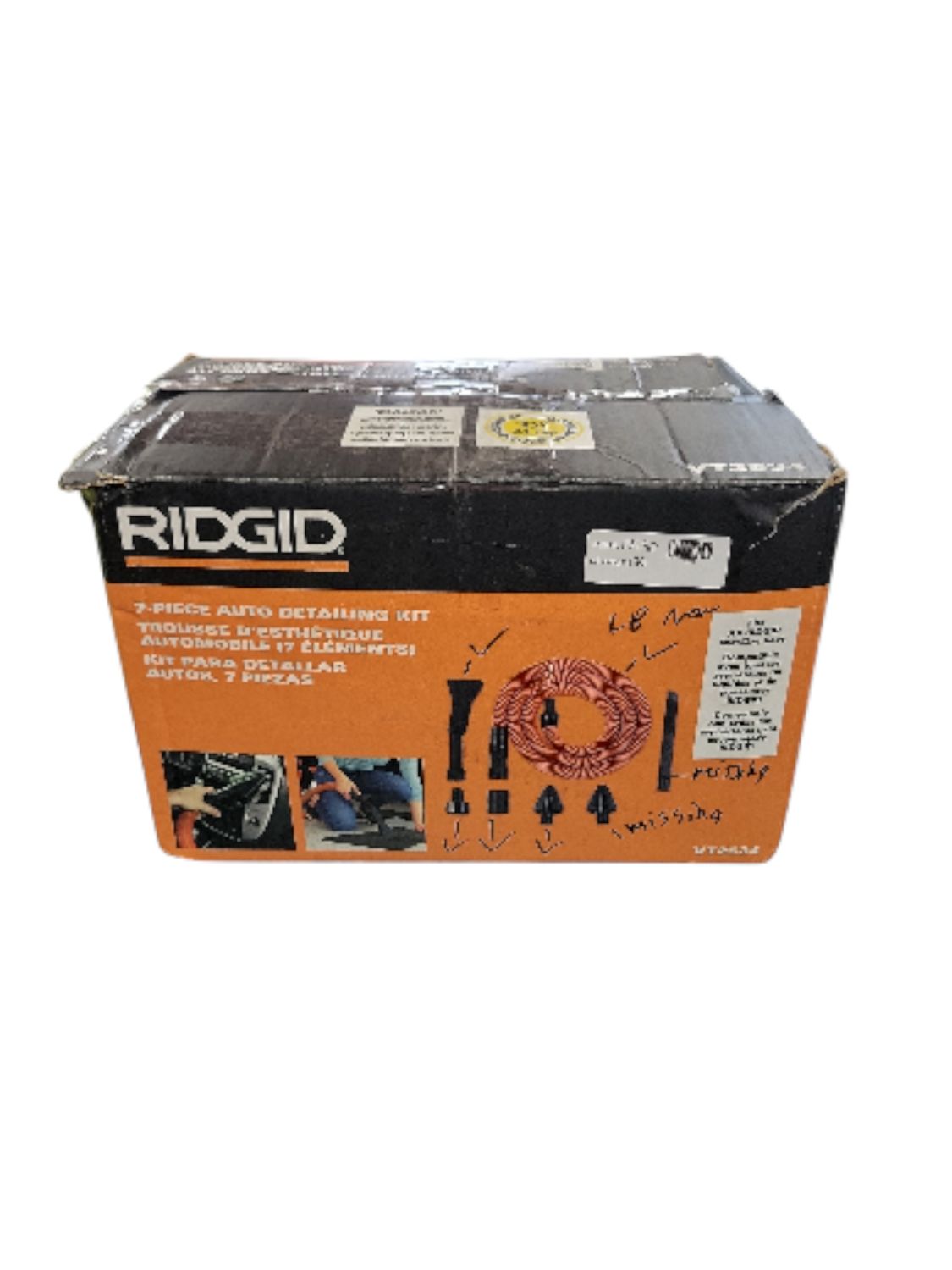 RIDGID 1-1/4 in. VT2534 Premium Car Cleaning Kit Accessory Shop Vacuum Attachments for RIDGID Wet Dry Vacs