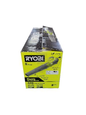 RYOBI 135 MPH 440 CFM 8 Amp Corded Electric Jet Fan Leaf Blower RY421021