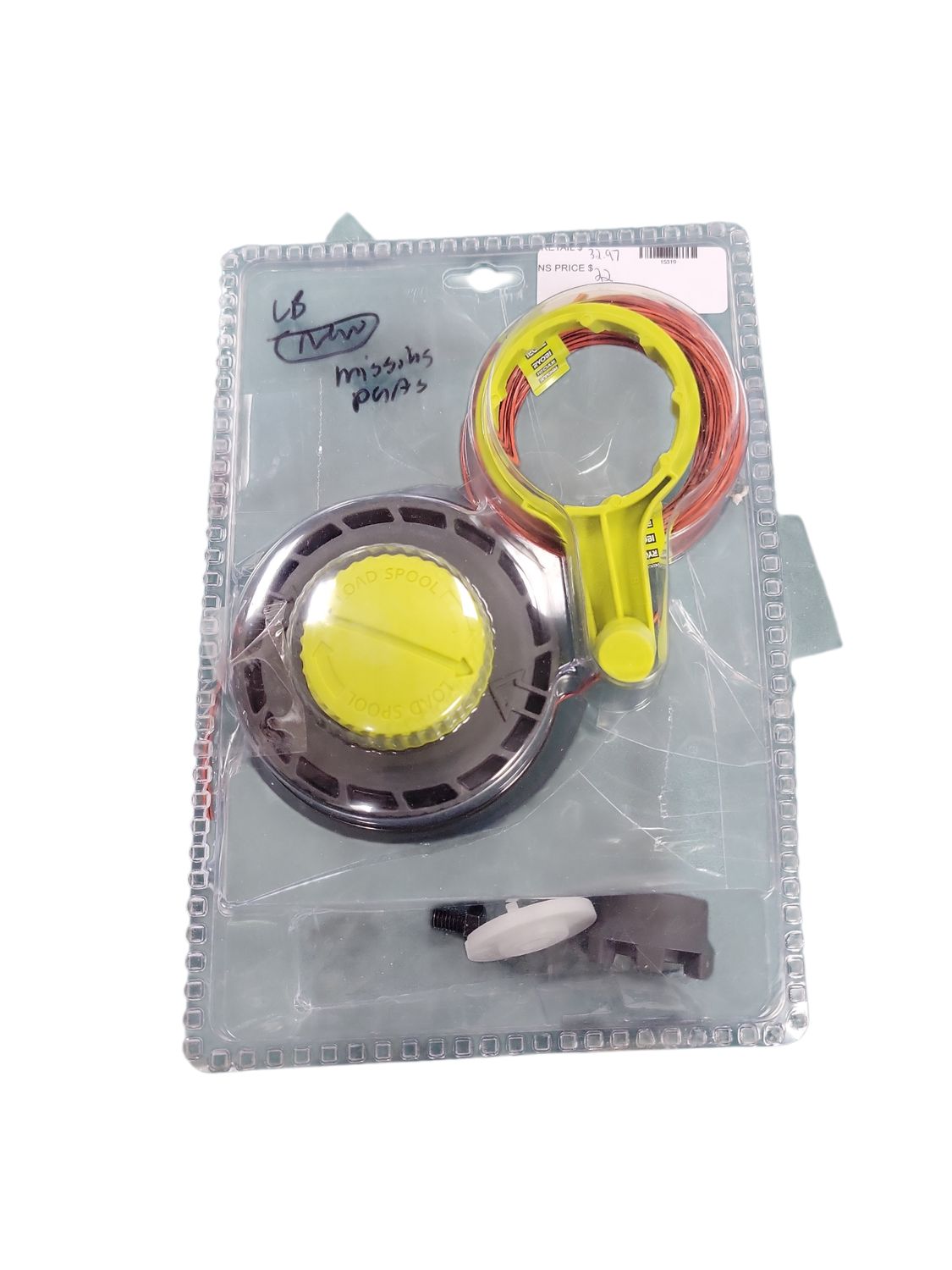 RYOBI REEL EASY+ Bump Feed String Head with Speed Winder AC053N1BFH   .