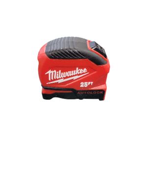 Milwaukee 25 ft. Compact Auto Lock Tape Measure with Fractional Scale 48-22-1825 .