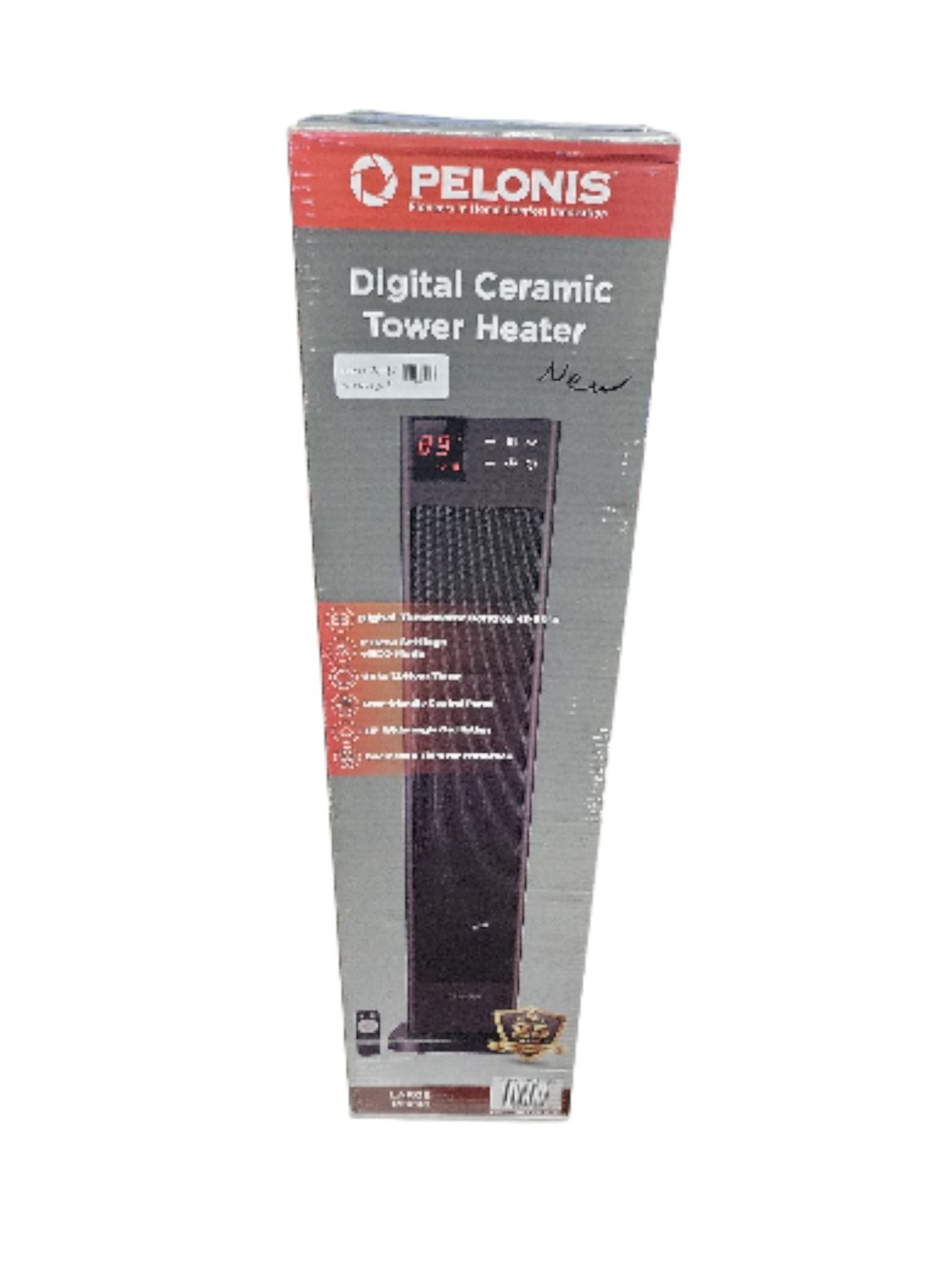 Pelonis 30 in. 1500-Watt Digital Tower Ceramic Heater PHT30D7BBB New