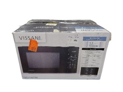 Vissani 1.1 cu. ft. Countertop Microwave Oven in Black HVM1110B3 .
