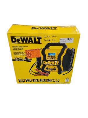 DEWALT Portable Power 2000 Peak Amp Jump Starter w/Digital Compressor DXAEPS14  ..