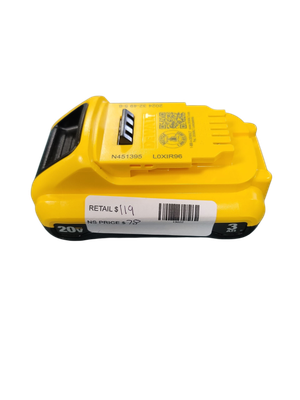 DEWALT 20V MAX Compact Lithium-Ion 3.0Ah Battery Pack DCB230 .