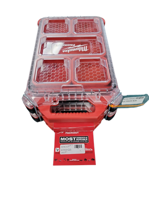 Milwaukee PACKOUT 5-Compartment Low-Profile Compact Small Parts Organizer 48-22-8436  .