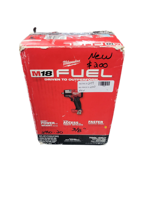 Milwaukee M18 FUEL GEN-2 18V Lithium-Ion Mid Torque Brushless Cordless 3/8 in. Impact Wrench with Friction Ring (Tool-Only) 2960-20 .