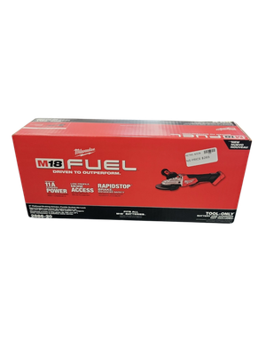 Milwaukee M18 FUEL 18V Lithium-Ion Brushless Cordless 5 in. Flathead Braking Grinder with Paddle Switch No-Lock (Tool-Only) 2886-20