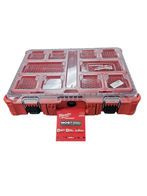 Milwaukee PACKOUT 11-Compartment Impact Resistant Portable Small Parts Organizer 48-22-8430 .