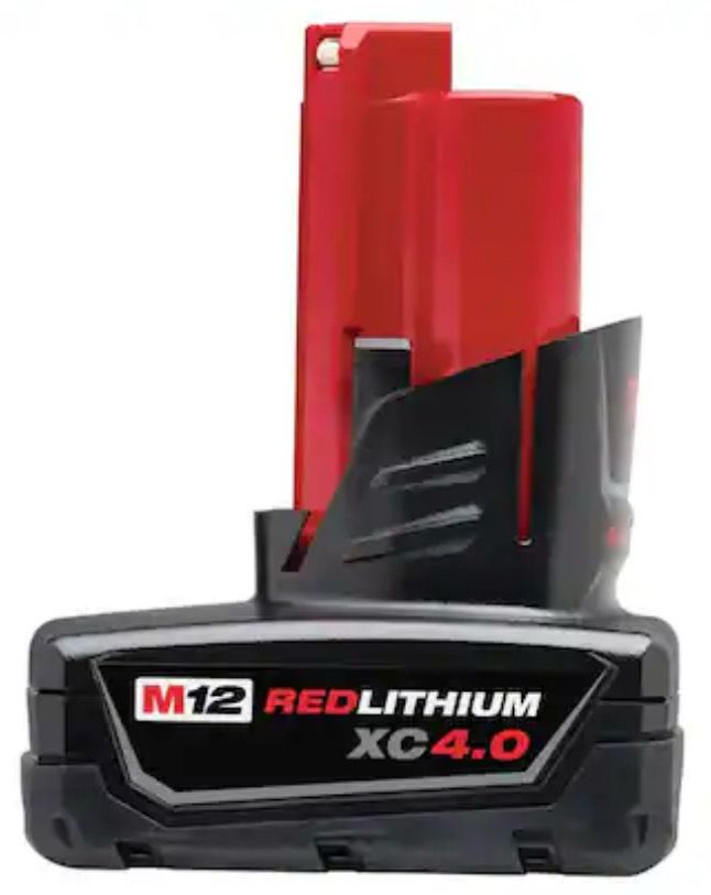 Milwaukee M12 12-Volt Lithium-Ion XC Extended Capacity Battery Pack 4.0Ah 48-11-2440  .