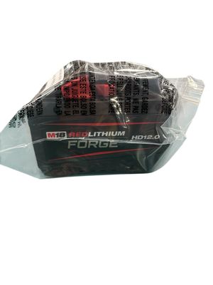 Milwaukee M18 18V Lithium-Ion REDLITHIUM FORGE HD 12.0 Ah Battery Pack 48-11-1813  .