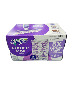 Swiffer Power Mop Mopping Pad Refills (8-Count) 003077208189