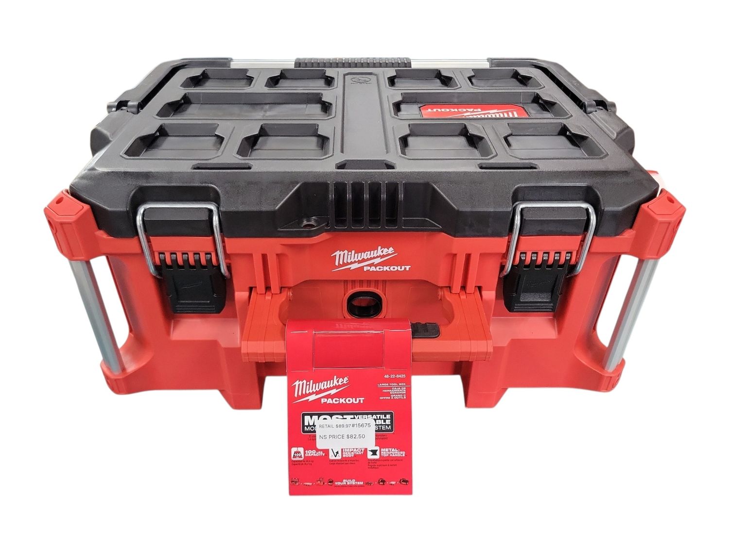 Milwaukee PACKOUT 22 in. Large Portable Tool Box Fits Modular Storage System 48-22-8425.    .