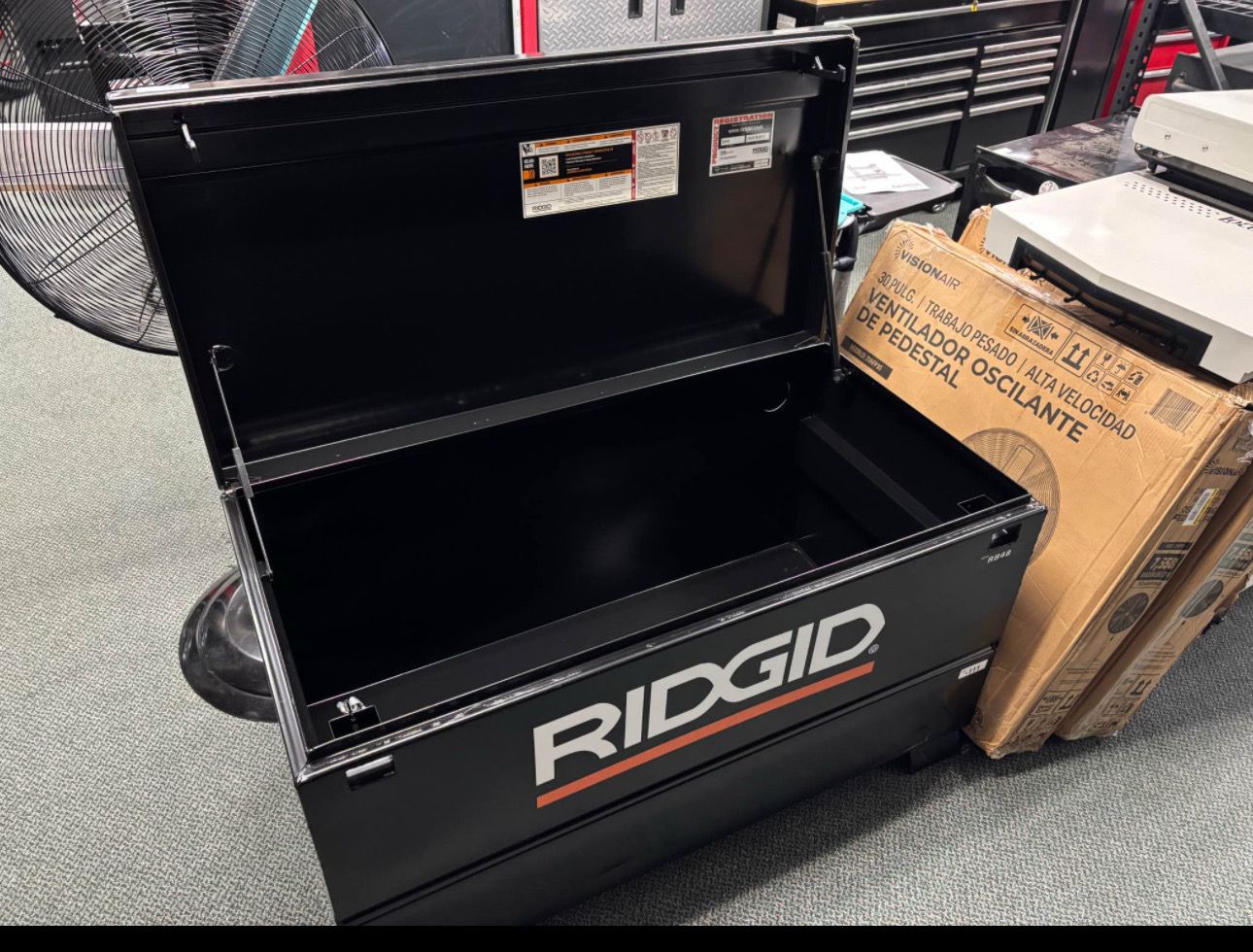 RIDGID 48 in. W x 24 in. D x 28.5 in. H Universal Storage Chest RB48