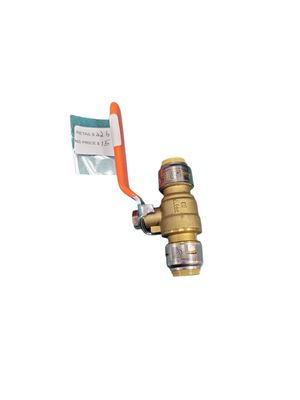 SharkBite Max 1/2 in. Brass Push-to-Connect Ball Valve UR22222