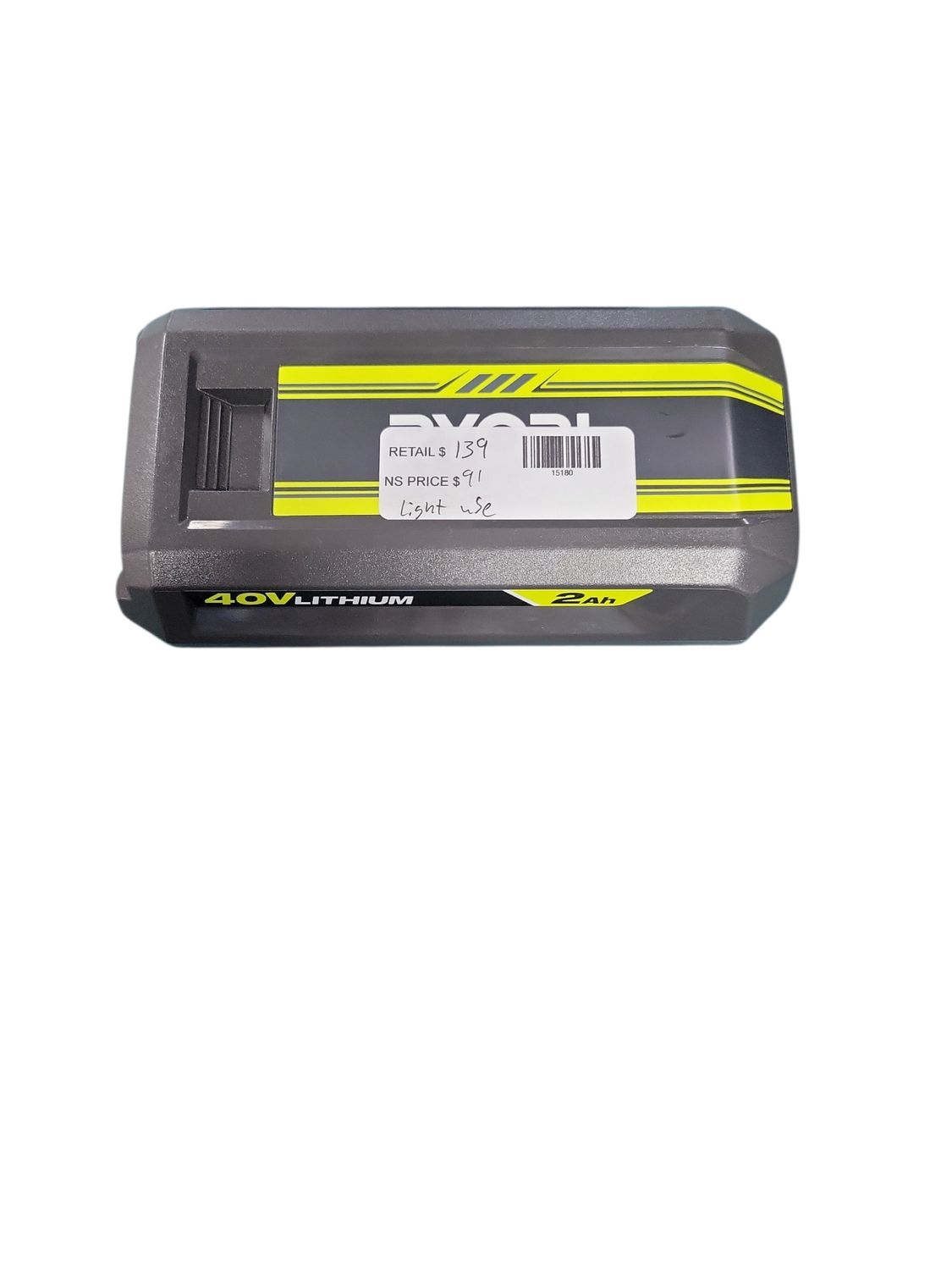 RYOBI 40V Lithium-Ion 2.0 Ah Battery OP40204VNM