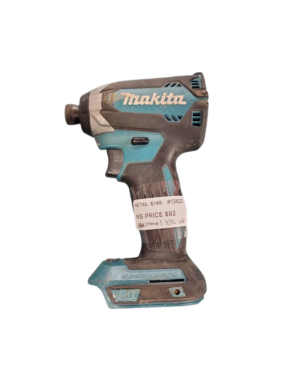 Makita 18V LXT Lithium-Ion Brushless 1/4 in. Cordless Variable Speed Impact Driver (Tool Only) XDT13Z  .