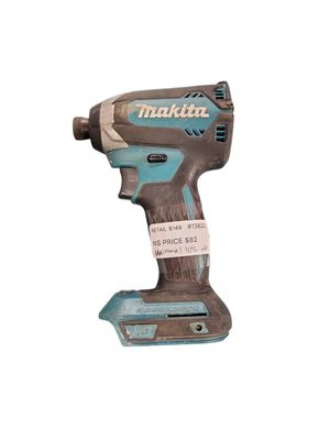 Makita 18V LXT Lithium-Ion Brushless 1/4 in. Cordless Variable Speed Impact Driver (Tool Only) XDT13Z  .