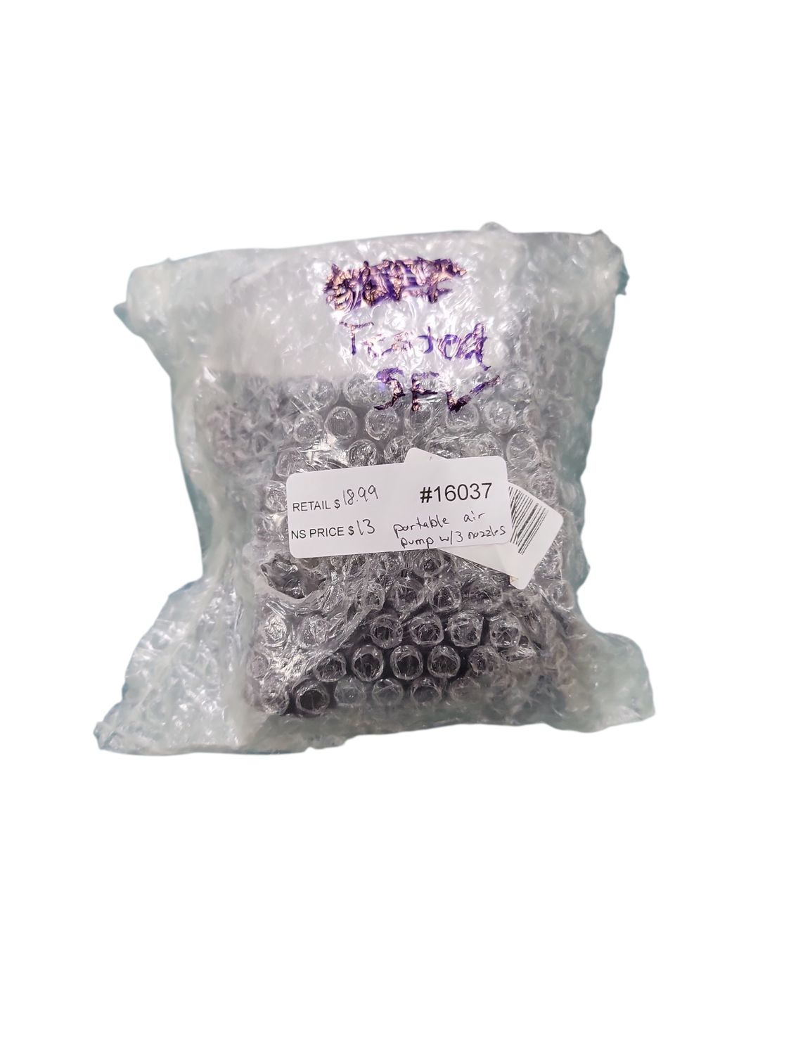 Electric Air Pump,Portable Air Pump with 3 Nozzles