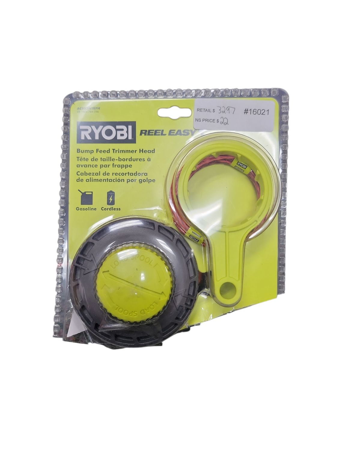 RYOBI REEL EASY+ Bump Feed String Head with Speed Winder AC053N1BFH  .