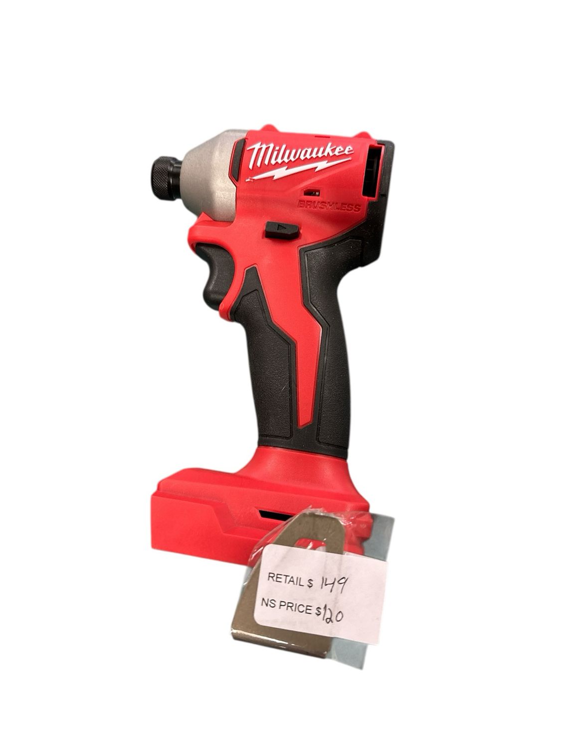 Milwaukee M18 18V Lithium-Ion Brushless Cordless 1/4 in. Compact Impact Driver (Tool Only) 3650-20 .