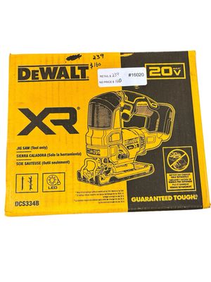 DEWALT 20V MAX XR Cordless Brushless Jigsaw (Tool Only) DCS334B .
