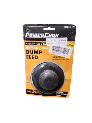 Powercare Universal Fit Replacement Bump Feed Head for Gas and Select Cordless String Grass Trimmer/Lawn Edger 17626       .