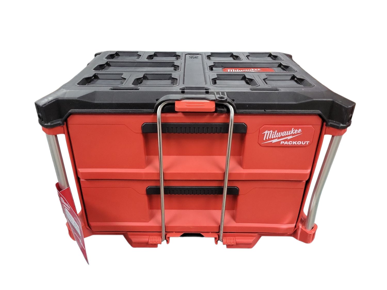 Milwaukee PACKOUT 22 in. 2-Drawer Tool Box with Metal Reinforced Corners 48-22-8442  .