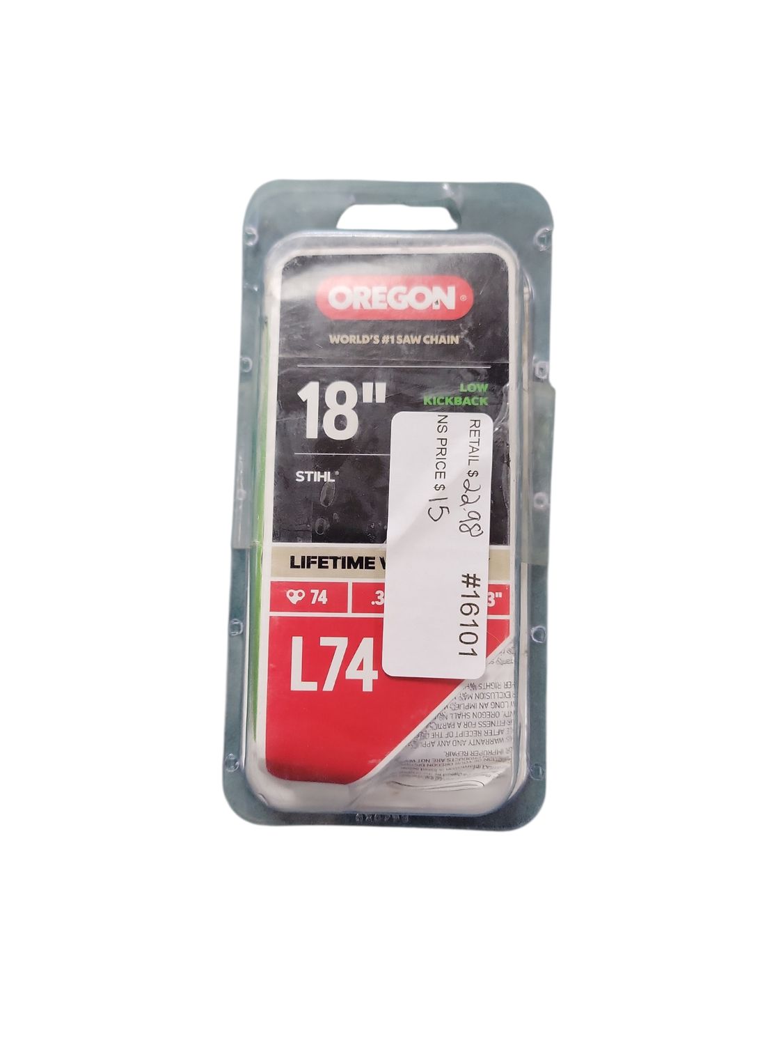 Oregon L74 Chainsaw Chain for 18 in. Bar, Fits Several Stihl models L74-21