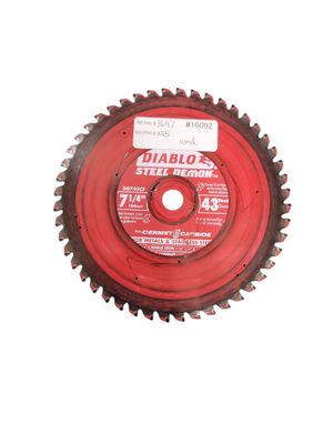 DIABLO 7-1/4 in. Steel Demon Cermet II Circular Saw Blade for Metal and Stainless Steel Cutting D0748CFR