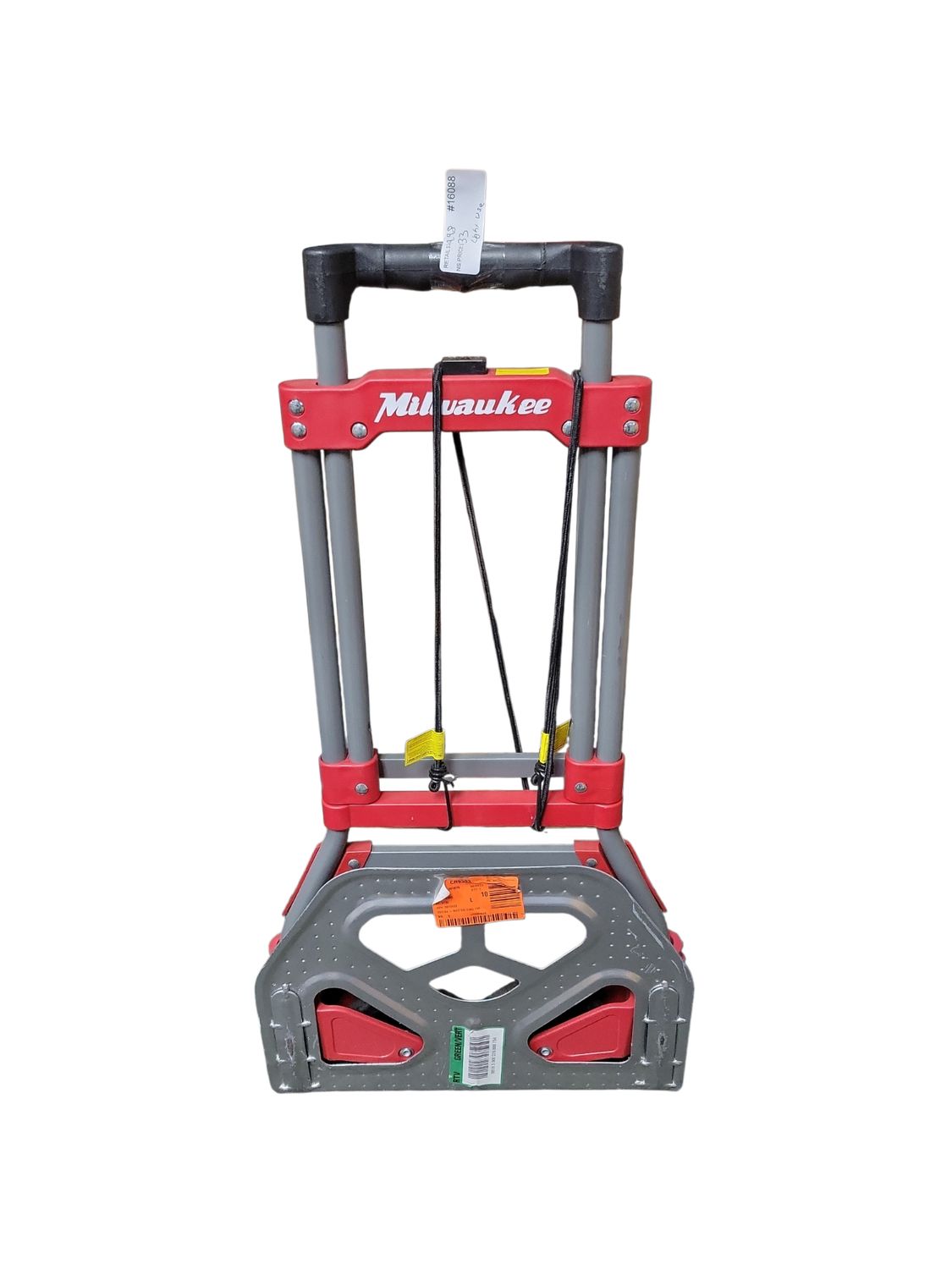 Milwaukee 150 lbs. Convertible Fold-Up Steel Hand Truck with One 60 in. Bungee Cord 73777   .