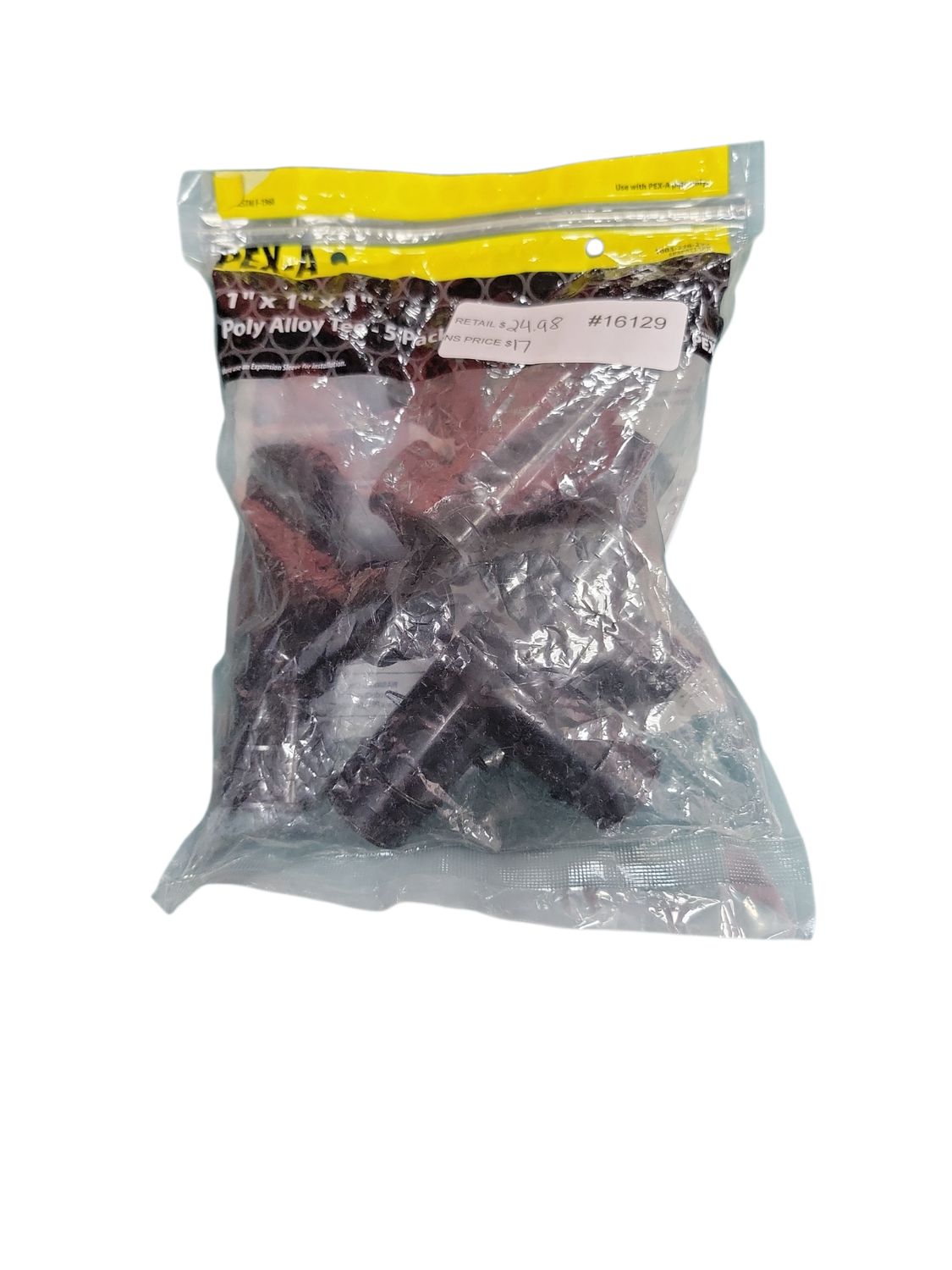 Apollo 1 in. Poly-Alloy PEX-A Expansion Barb Tee (5-Pack) EPXPAT15PK